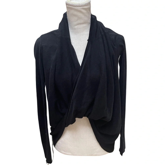 Lululemon Iconic Sweater Wrap cashmere blend lightweight long sleeve top - Picture 8 of 16